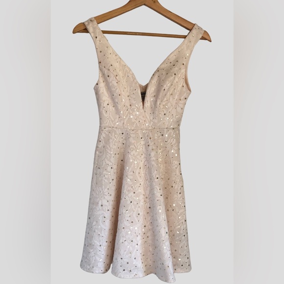 EUC Mini-Dress w/ Sequins - Picture 3 of 11